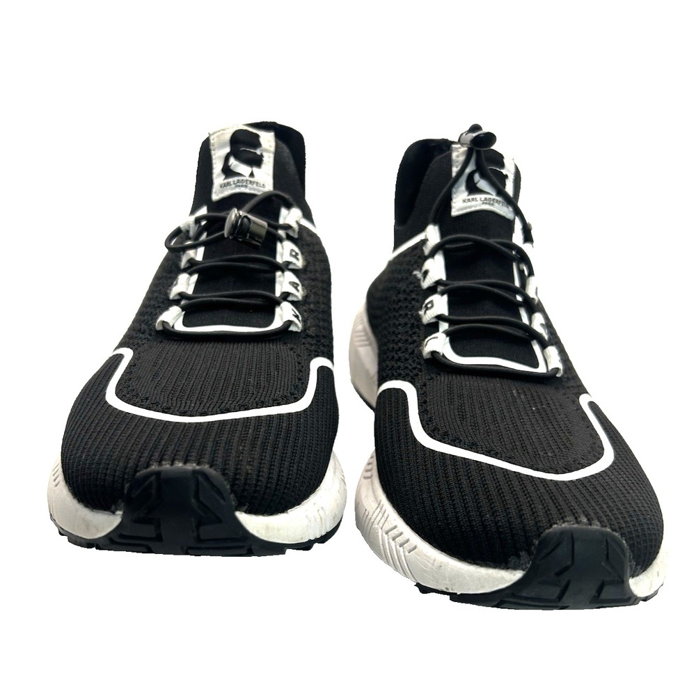Karl Lagerfield Athletic Shoe Athleisure Comfort Sporty Black/White Size 10